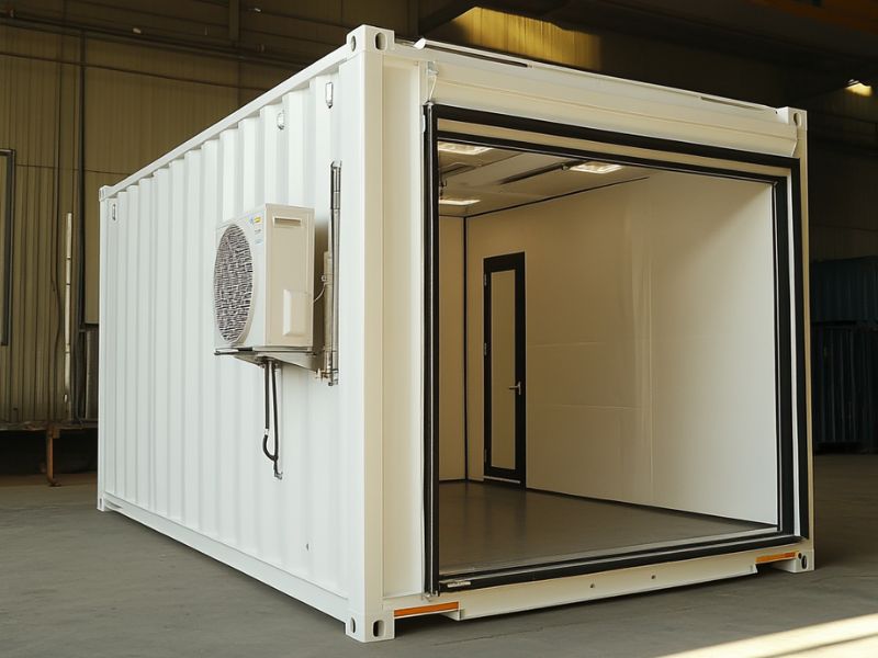 salas climatizadas em containers